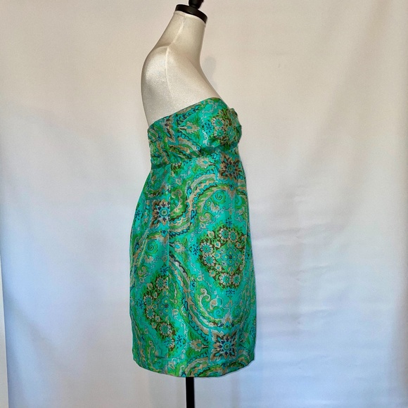 J. Crew Strapless Green Dress - Picture 3 of 13